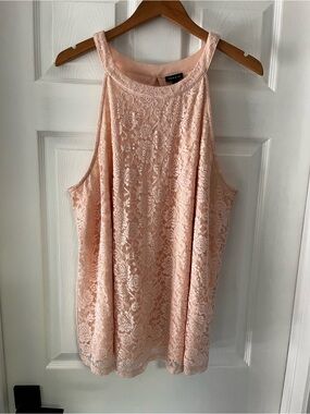 torrid Peach Lace Halter Camisole